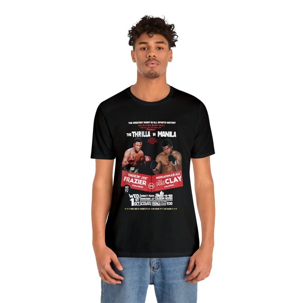 Thrilla in Manila Muhammad Ali vs Joe Frazier Premium T-shirt