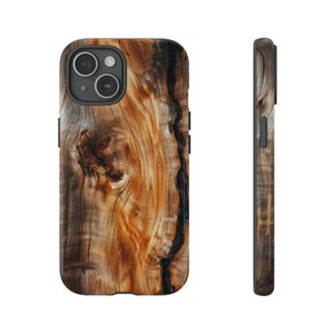 Wood Phone Case iPhone 15 14 13 12 Plus Pro Max Rustic Woodgrain Samsung Galaxy Case Wood Grain Google Pixel Case Gift For Him Gift For Dad