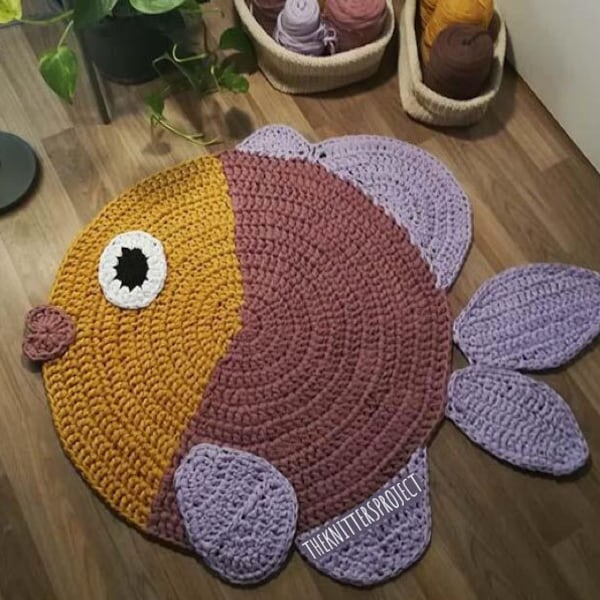 Fish Rug Pattern