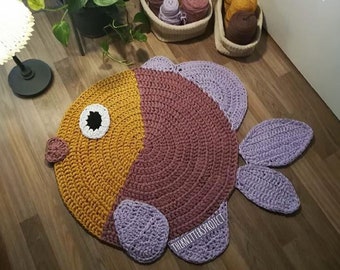 Fish Rug Pattern