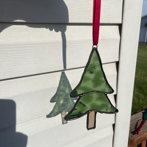 Gebrandschilderd glas kerstboomornament