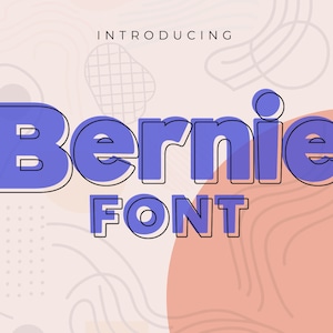 Bernie Pro Schriftart - Cartoon Schriftart TTF