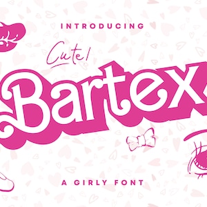 Família de fontes Bartex - Light, Regular, Bold, Shadow | TTF, OTF, WOFF, WOFF2
