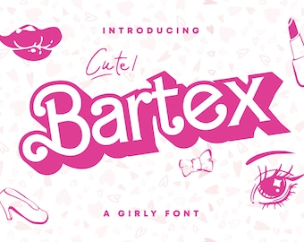 Bartex Font Family - Light, Regular, Bold, Shadow | TTF, OTF, WOFF, WOFF2