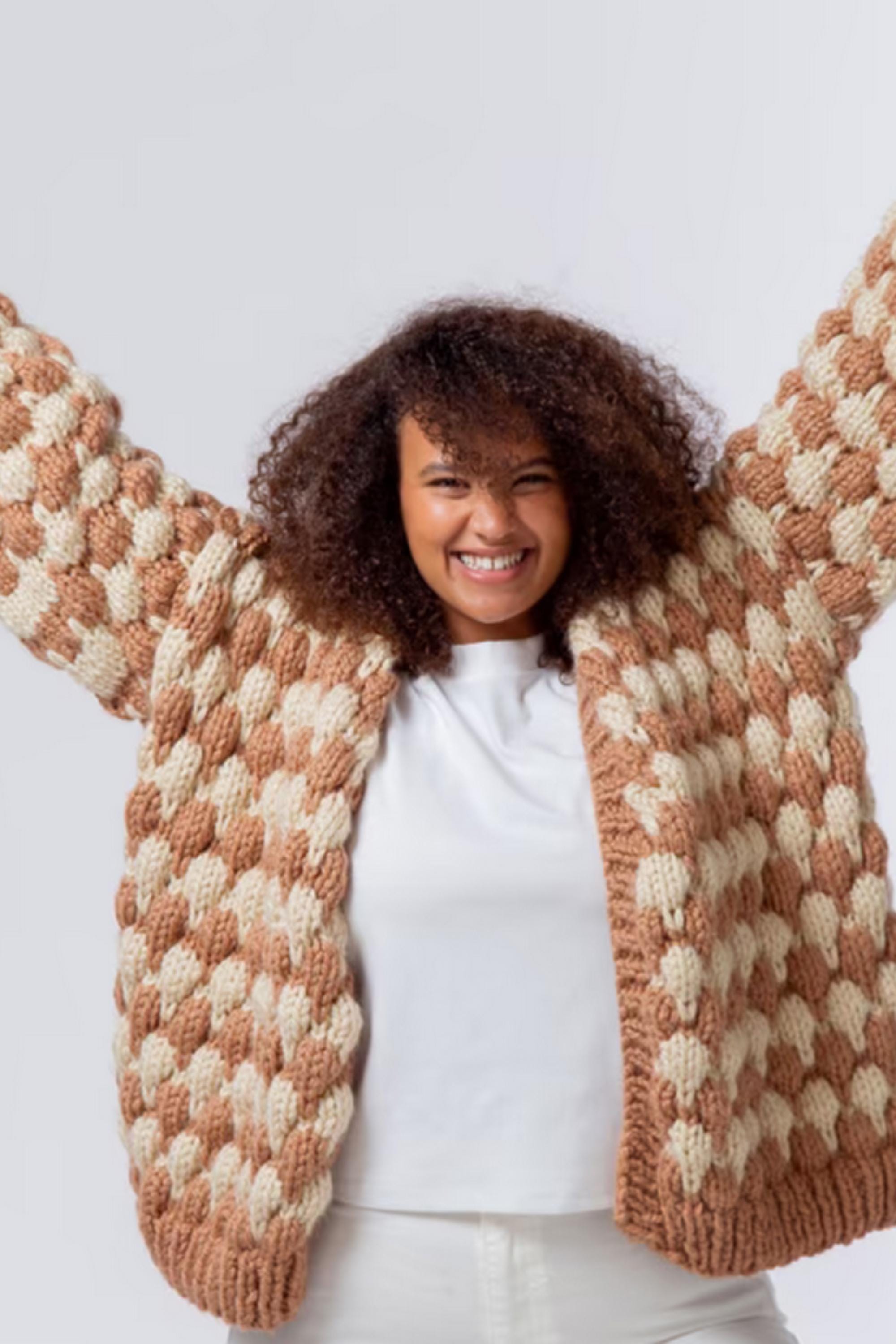 Paintbox Yarns Bubble Stitch Sweater Bubble Knit Jumper New Arrivals