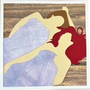 carte d'anniversaire de Wayhaught | Saint-Valentin de Wayhaught | Wynonna Earp | Nicole Haught | Boucle d'oreille Waverly | Carte découpée en papier fait main