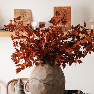 32‘’ Cimicifuga Fall Leaf,Farmhouse Fall Decor,Tall Faux Autumn Branches,Wabi-S abivDecor,Flower Arrangement,Halloween Decor