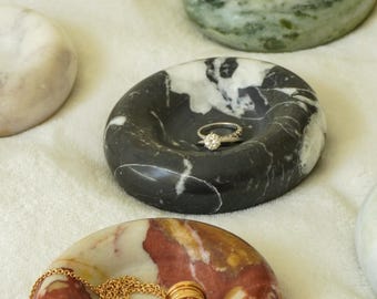 3.5''Marble Catchall Tray,Marble Vanity Decor,Entryway Catchall,Jewelry Dish,Decorative Tray,Marble Coaster,Luxury Wedding Gift