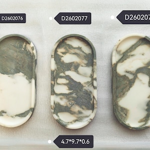 Nature Marble Tray,Luxury Vanity Decor,Entryway Catchall,Jewelry Dish, Decorative Tray,Entryway Decor,Marble Riser,Kitchen Tray image 3