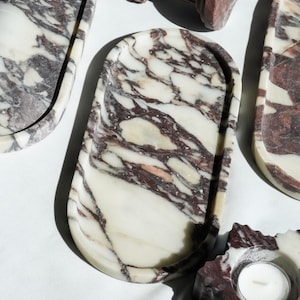 Nature Marble Tray,Luxury Vanity Decor,Entryway Catchall,Jewelry Dish, Decorative Tray,Entryway Decor,Marble Riser,Kitchen Tray image 4