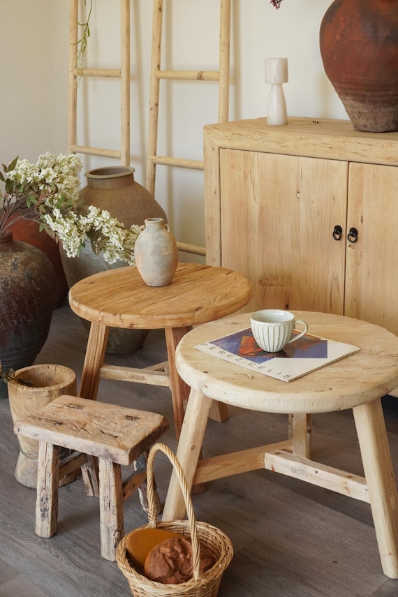 Rustic Wood Coffee Table,Vintage Side Table,Antique Farmhouse Entryway Table,Rustic Small Coffee Table,Vintage Bench,Reclaimed Wood Table