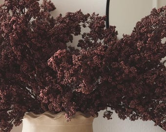 32''Artificial Berry Stem,Tall Faux Burgundy Branches,Moody Decor,Farmhouse Vase Filler,Flower Arrangement,Gift For Her