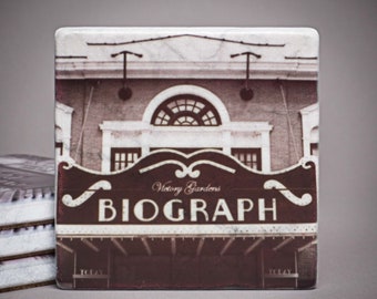 Biograph Theater Marble Coaster