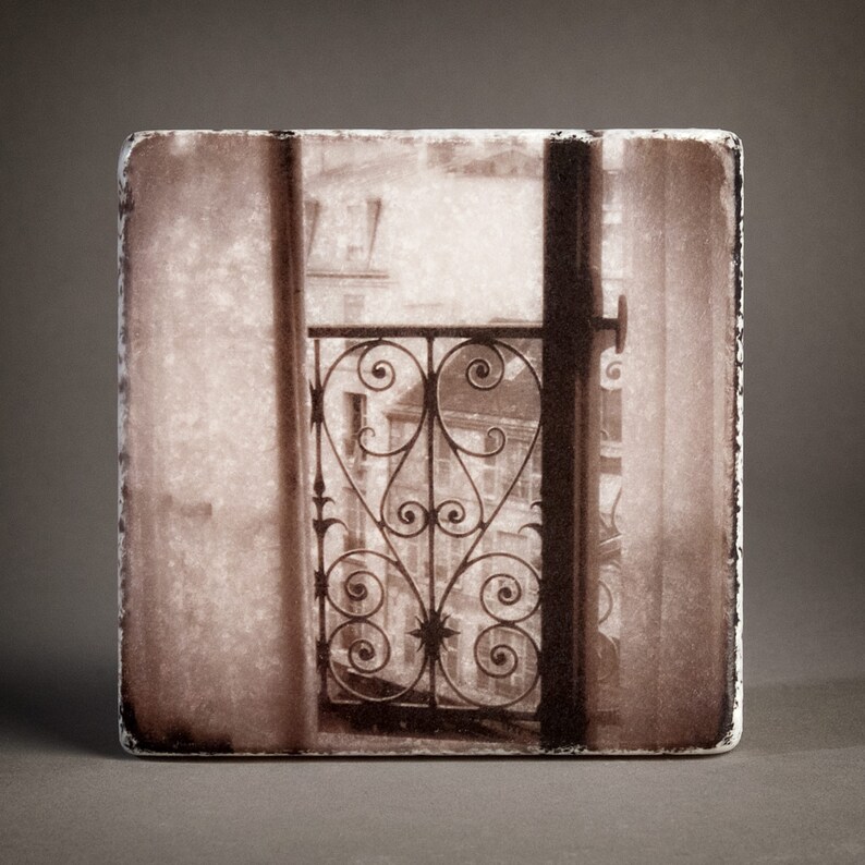 Paris Window Marble Coaster E/_108