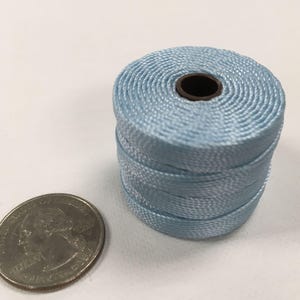 S-LON BEAD CORD sky blue 77yd tex210