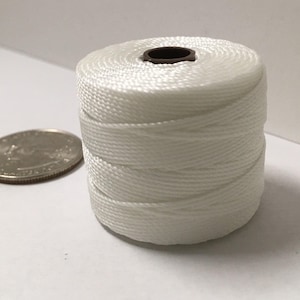 S-LON BEAD CORD white 77yd tex210