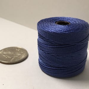 S-LON BEAD CORD periwinkle 77yd tex210
