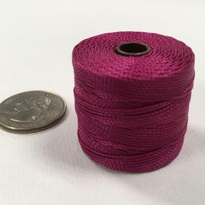 S-LON BEAD CORD magenta 77yd tex210