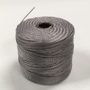 S-LON BEAD CORD silver 77yd tex210