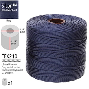 S-LON BEAD CORD navy 77yd tex210