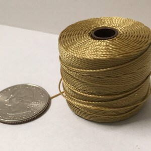 S-LON BEAD CORD bronze 77yd tex210
