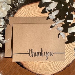 Handwritten “Thank You” Cards (pack of 5)