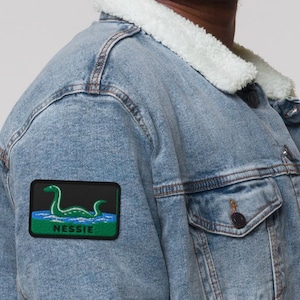 Loch Ness Monster Patch – Embroidered Nessie Cryptid Badge for Jackets, Backpacks (Iron-On)