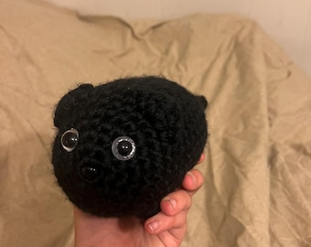 Crochet Black Cat