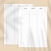 Yearly Perpetual Future Log View Printable Dashboard Insert Minimal ...