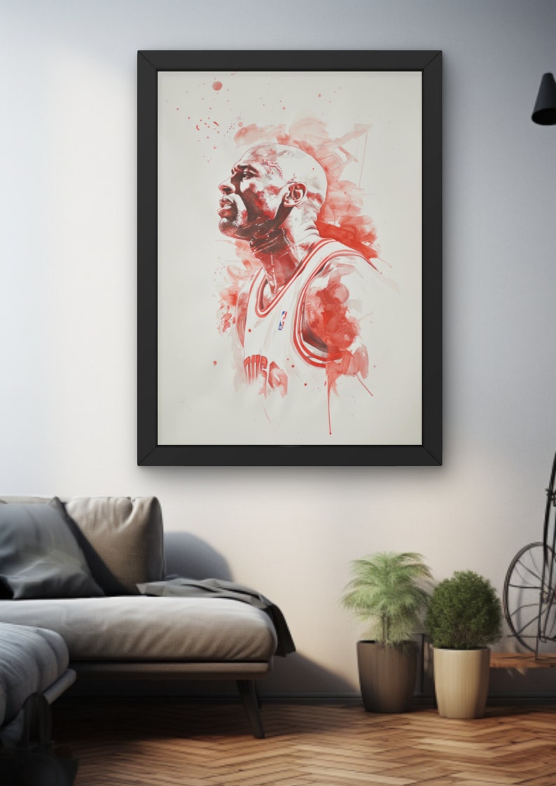 Michael Jordan, NBA, Basketball, Chicago Bulls, Sports, Digital Art