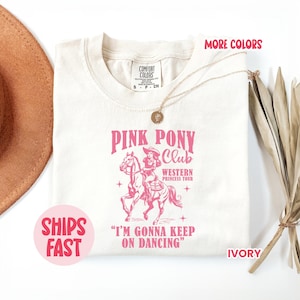 Pink Pony Club Shirt, Midwest Princess Tour, Sapphic Lesbian Pride Music Shirt, Keep On Dancing, WLW Pride Music Tee, PRD_041