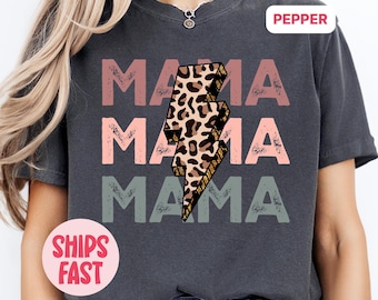 Comfort Colors Mama Shirt, Mothers Day Gift, New Mom Present, In My Mom Era, Perfect Baby Shower Tee, Adorable Gift for Mom, So Trendy Now