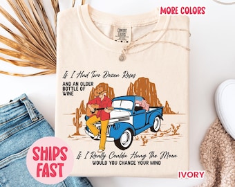 Two Dozen Roses Shirt, Country Music T Shirt, Western Graphic Tee, Cowgirls Shirt, Country Cowboy Shirt, Howdy Shirt, Yee Haw T Shirt