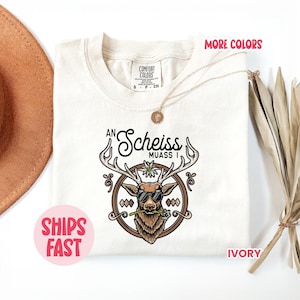 Traditional Oktoberfest Shirt – Authentic Bavarian Costume Tee, German Heritage Beer Festival Outfit, Classic Alpine Stag Design, OKT_012