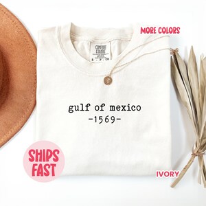 Comfort Colors® Shirt Golf van Mexico - Shirt Gulf Coast Texas Alabama Mississippi Florida Beach - Shirt American Gulf Pride - FNY_056
