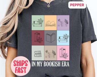 Comfort Colors Bookish T-Shirt, Ultimate Book Lover Tee, Reading Shirt for Bibliophiles, In My Bookish Era, Banned Books Tee!