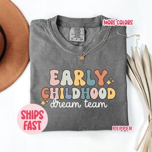 幼児期ドリームチームシャツ - 保育士Tシャツ＆幼児教師チームトップ（TCH_076）