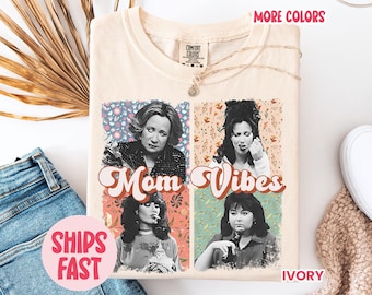 90er Jahre Moms Vibes, Mom Vibes Shirt, lustiges Mom Life T-Shirt, Retro Mama Shirts, Muttertagsgeschenk, Snarky Mom T-Shirt, Trendy Mom Geschenk, MTR_024