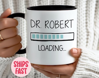 Doctor is Loading-mok • Aangepaste Doctor in Progress-mok • Cadeau-idee voor studentarts • Future Doctor-beker • Grappige dokterskoffie