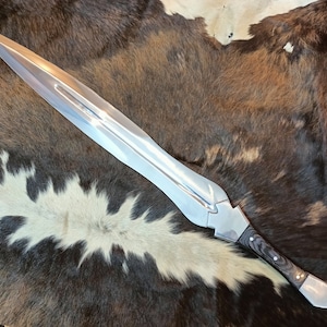 Handgefertigte D2 Stahl Full Tang Kurz Schwert, Troja Filmschwert