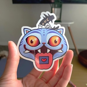 Derpy Crow Sticker | Limited | KDH kpop demon hunter | cute silly tiger | Tiger sticker| demon tiger | kpop sticker | kpop demon boys