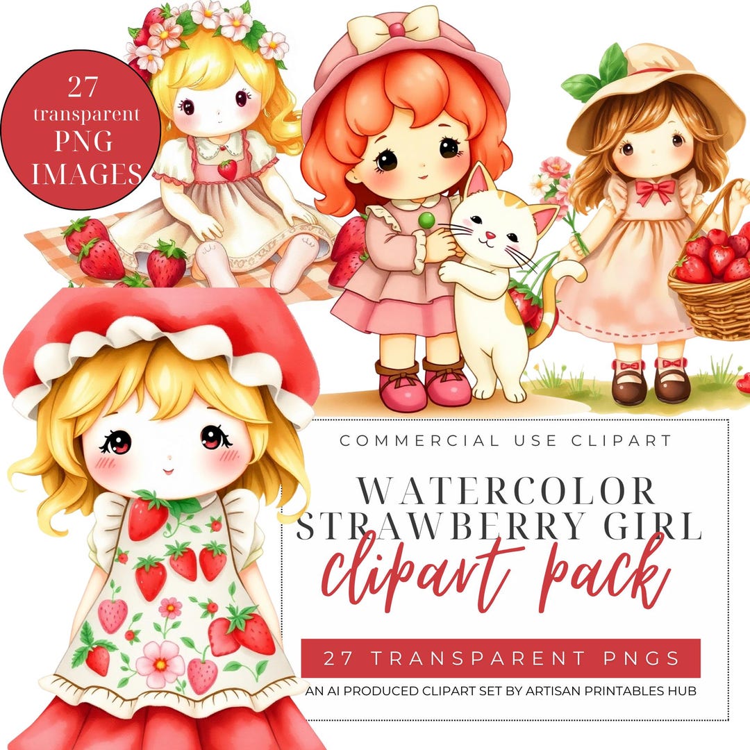 Aesthetic Planner Stickers Bundle, Strawberry Aesthetic Digital ...