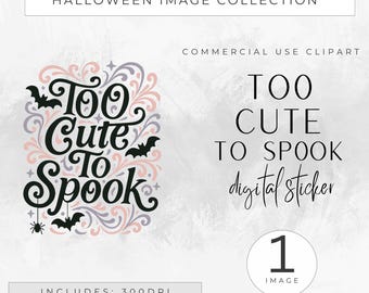 Coquette Halloween Digital Sticker PNG SVG, Watercolor Skeleton Illustration, Gothic Cute Sticker for Planners, Scrapbooking, Junk Journals