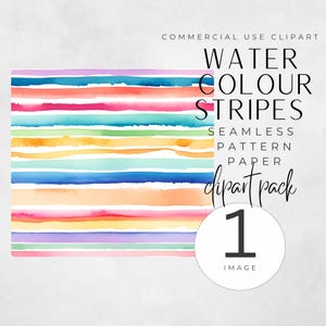 Stripes seamless pattern clipart, digital striped background, stripe paper PNG, rainbow stripe printable, scrapbook stripes, commercial use