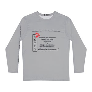 Heart of Atlanta Motel v US | Civil Rights | Commerce Clause | SCOTUS | Lawyer | Law School | Long Sleeve Shirt | Print on Sleeve