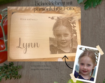 Personalized breakfast board with photo, - cutting board, - wooden board, - wooden board, - board with photo, - laser engraving