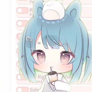 Customizable Live2D Premade Vtuber Chibi Model zdjęcie 1