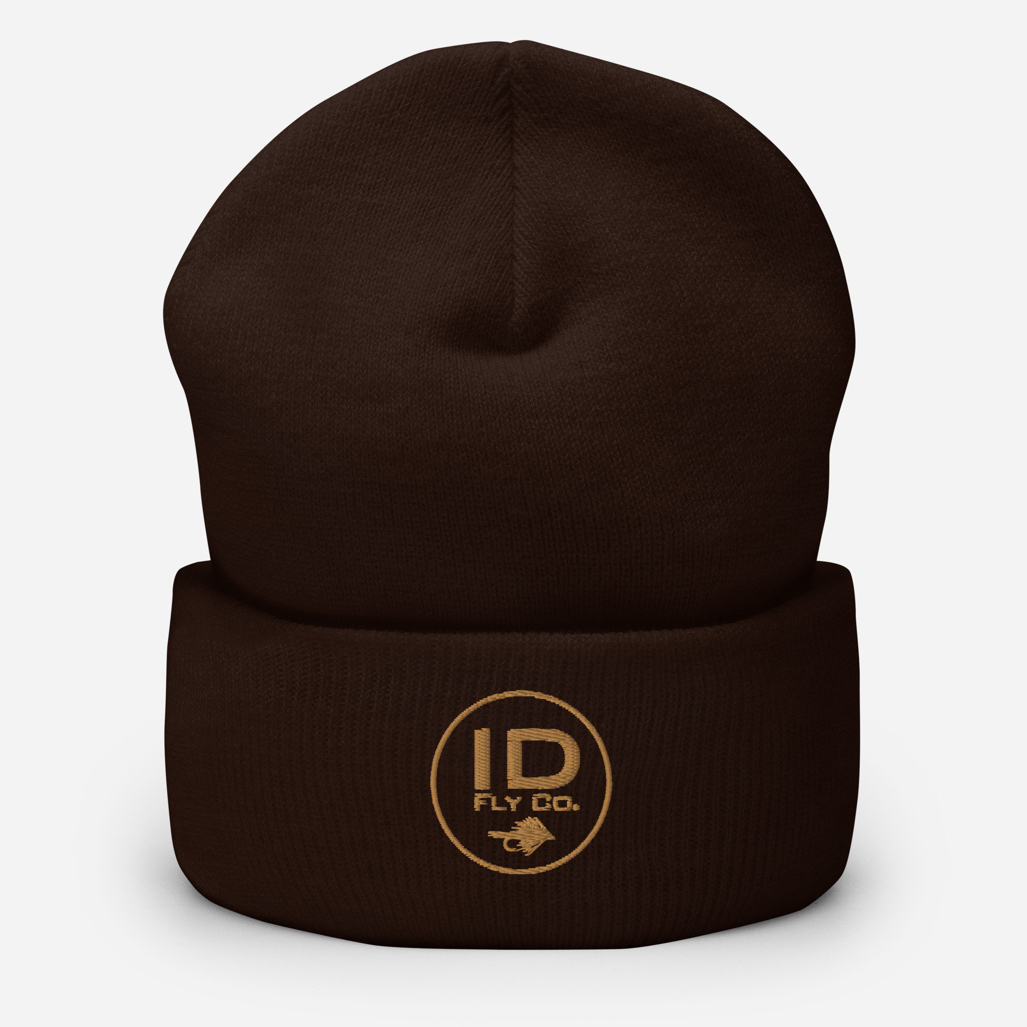 ID Fly Co Logo Embroidered Fly Fishing Beanie Winter Beanie