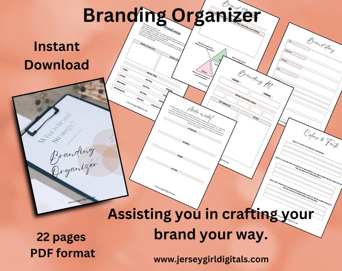 Ultimate Branding Organizer - Your Creative Companion for Successful Branding