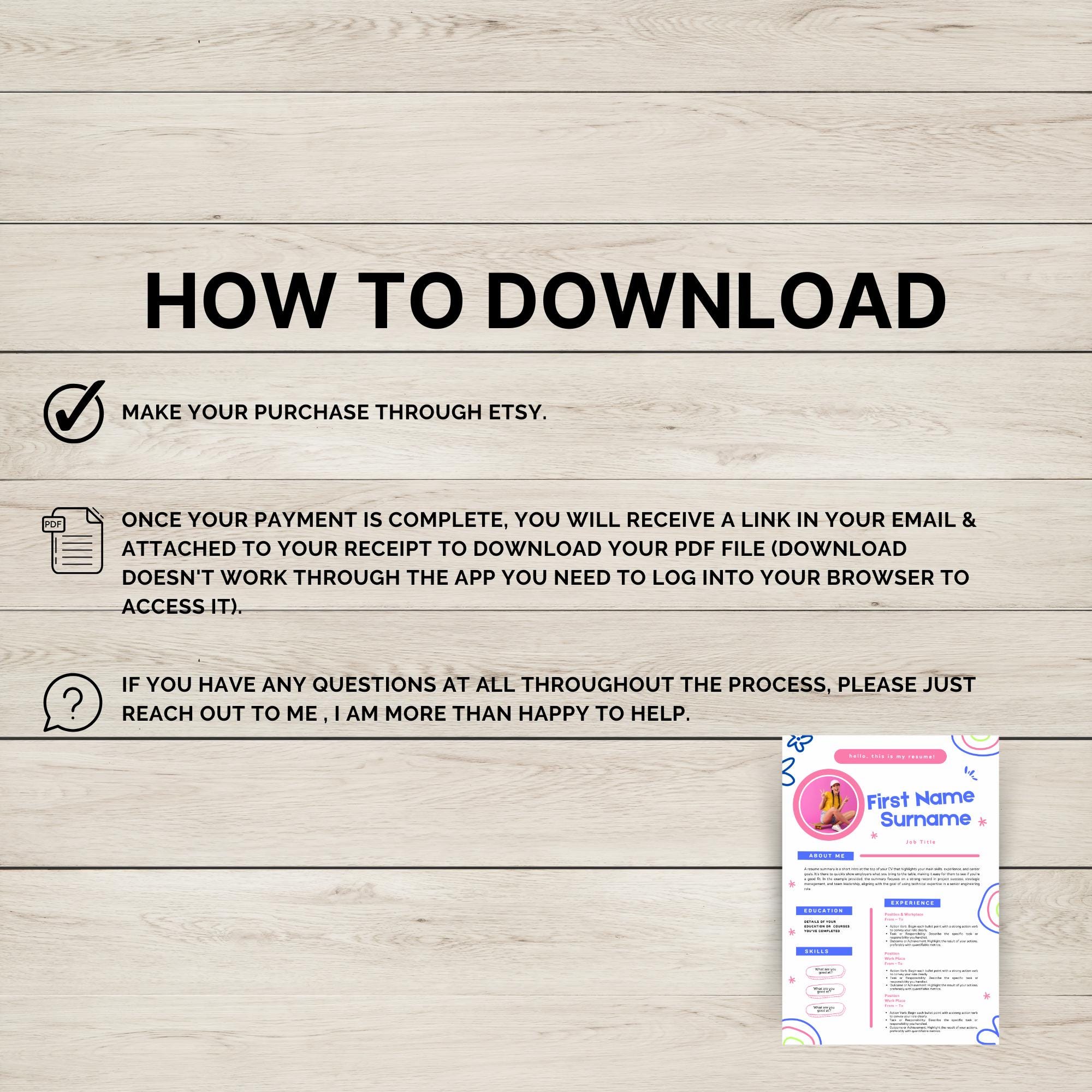Playful Colourful CV Template Fun Canva Resume for Students Creatives Playful Colourful CV Template Fun Canva Resume for Students Creatives